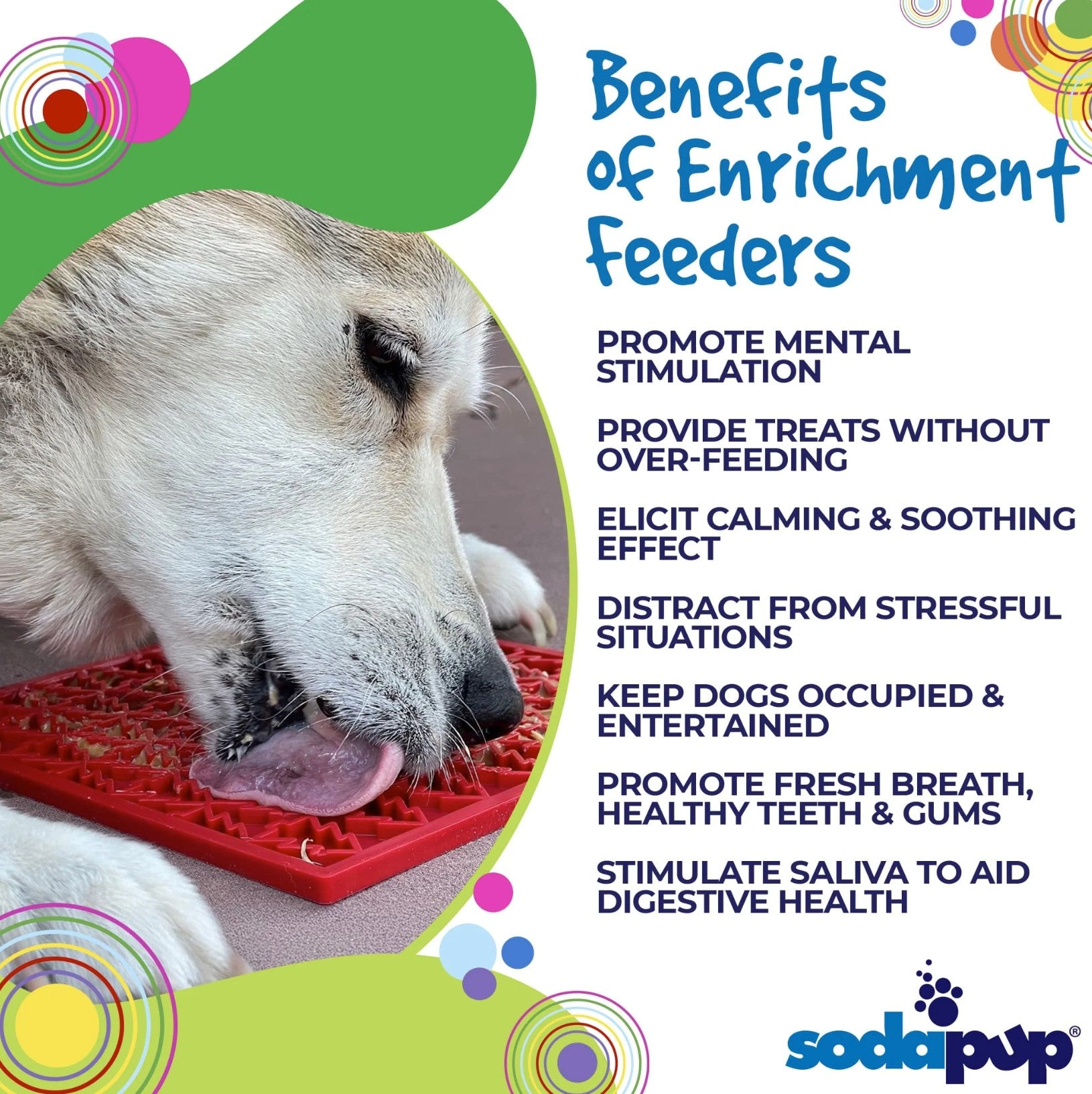 Tree Design "Peace" eMat Enrichment Lick Mat