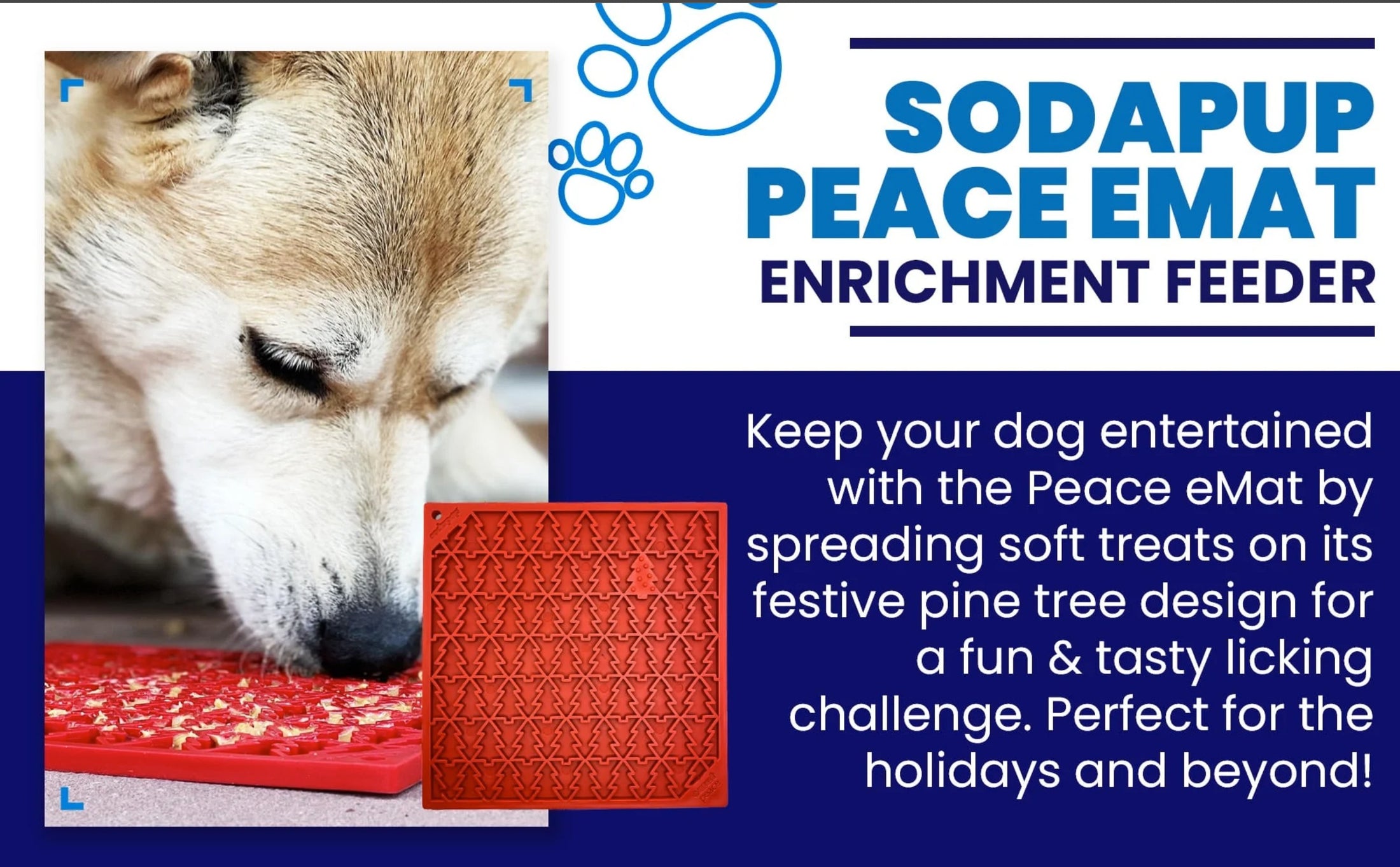 Tree Design "Peace" eMat Enrichment Lick Mat