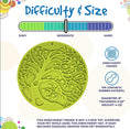 Load image into Gallery viewer, Tree of Life Design eMat Enrichment Lick Mat With Suction Cups

