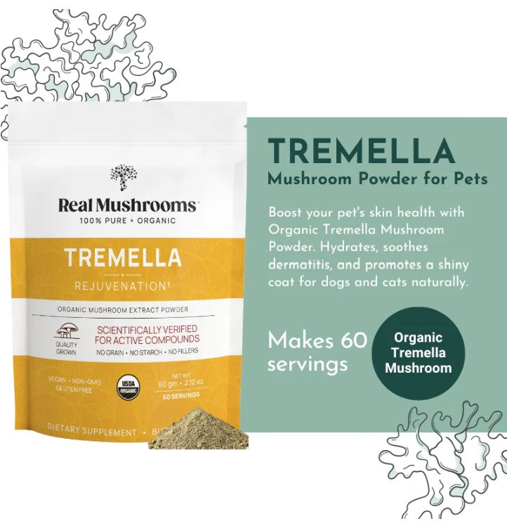 Tremella Mushroom Powder for Pets