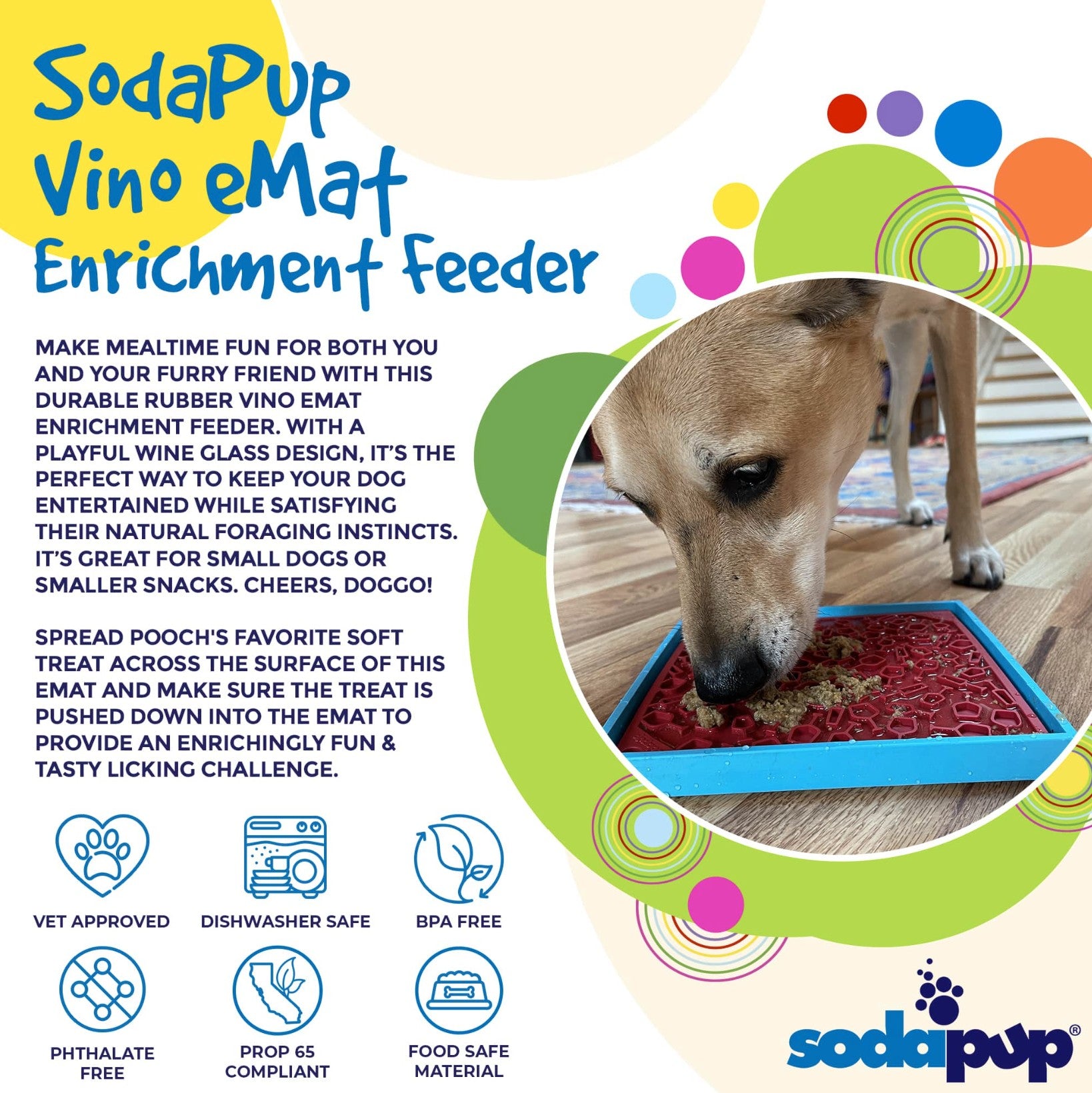 Vino Design eMat Enrichment Lick Mat