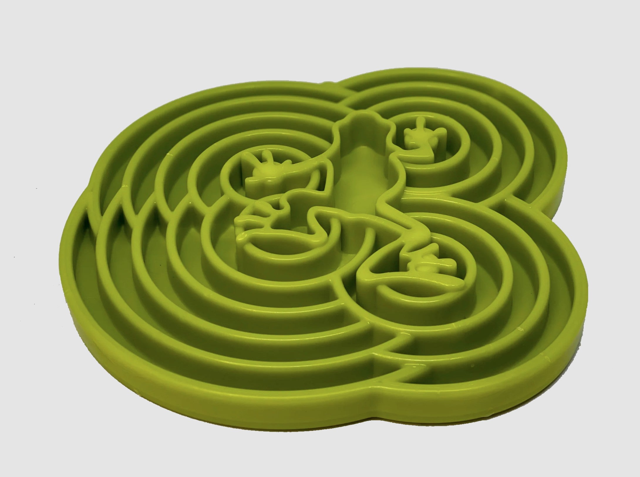 Water Frog Design eTray Enrichment Shallow Slow Feeder Dog Bowl