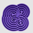 Load image into Gallery viewer, Water Frog Design eTray Enrichment Shallow Slow Feeder Dog Bowl
