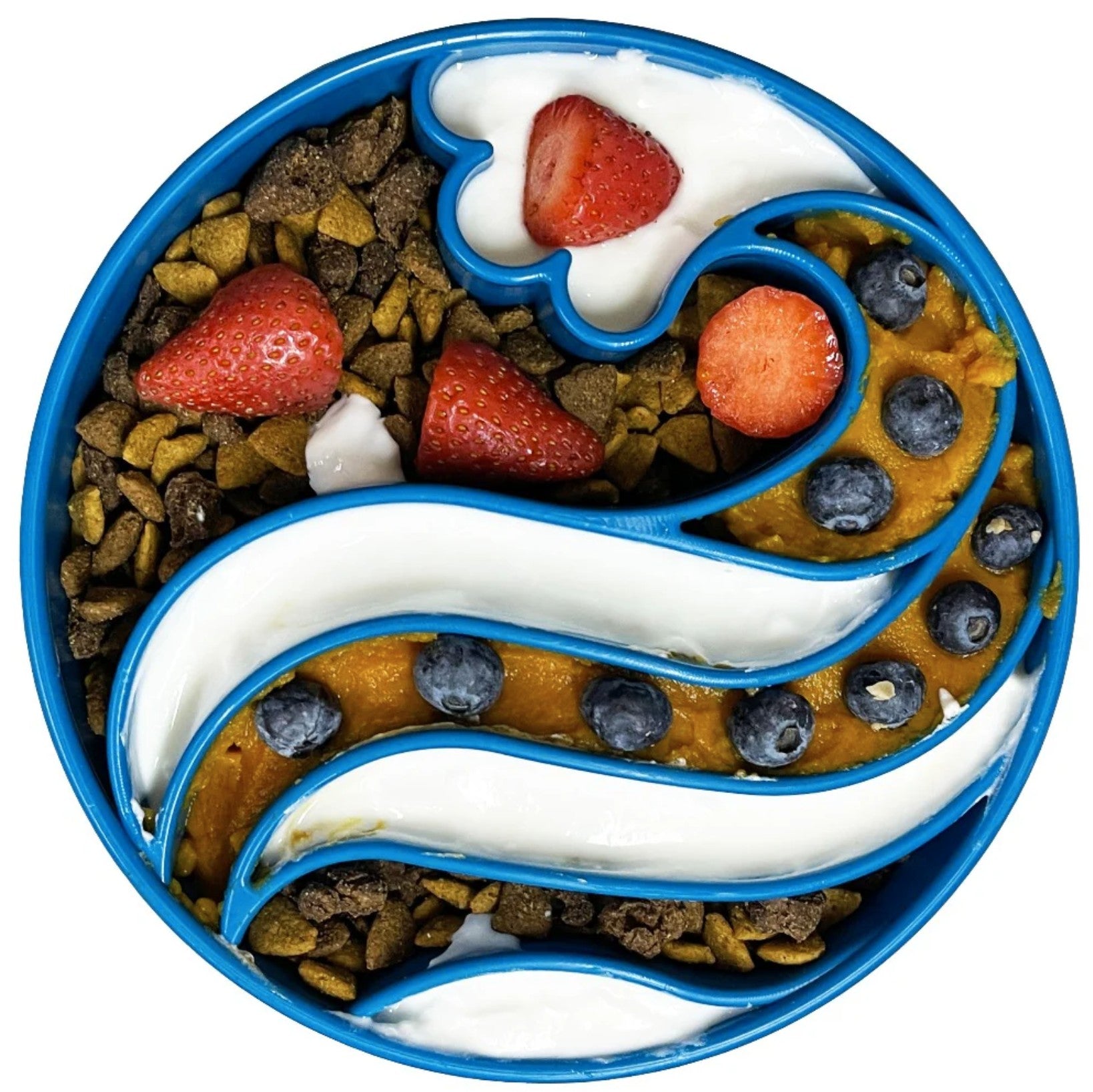 Wave Design eBowl Enrichment Slow Feeder Bowl for Dogs