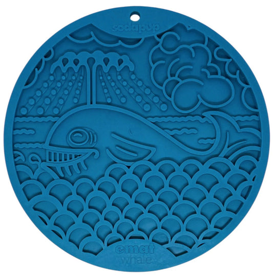 Whale Design eMat Enrichment Lick Mat With Suction Cups